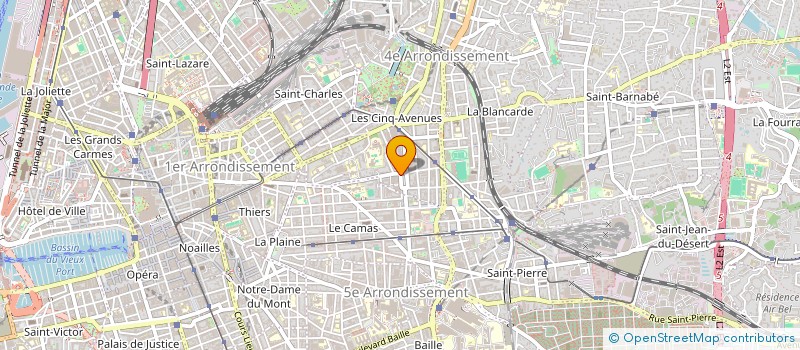 localisation de l'entreprise LE PALMIRO à MARSEILLE