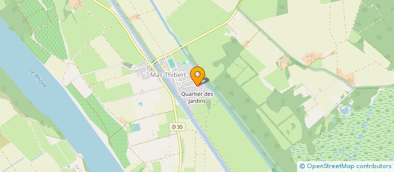 localisation de l'entreprise LE PALMS à ARLES