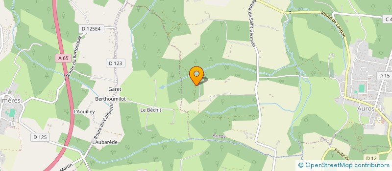 localisation de l'entreprise LE PALUDATE  LADOS