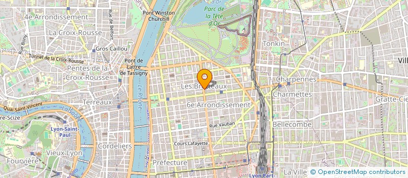 localisation de l'entreprise LE PAN'ART à LYON
