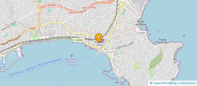 localisation de l'entreprise LE PAN & CAKE à ANTIBES