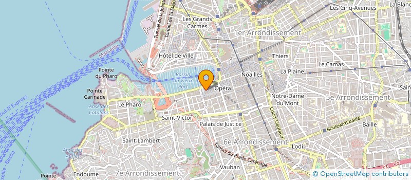 localisation de l'entreprise LE PANACHE à MARSEILLE