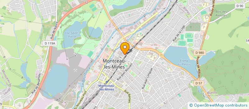 localisation de l'entreprise LE PANAMA à MONTCEAU-LES-MINES