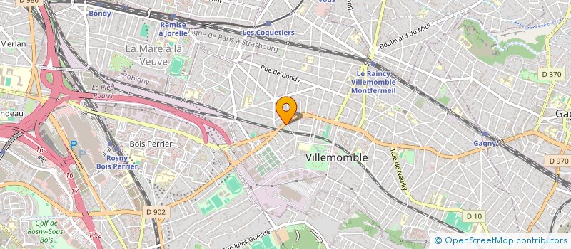 localisation de l'entreprise LE PANAME à VILLEMOMBLE