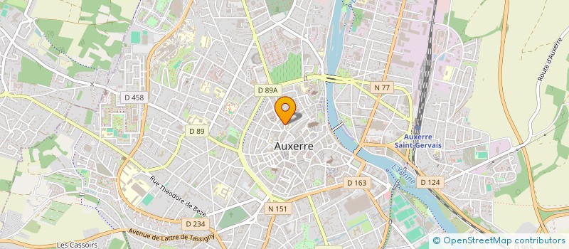 localisation de l'entreprise LE PANAME à AUXERRE