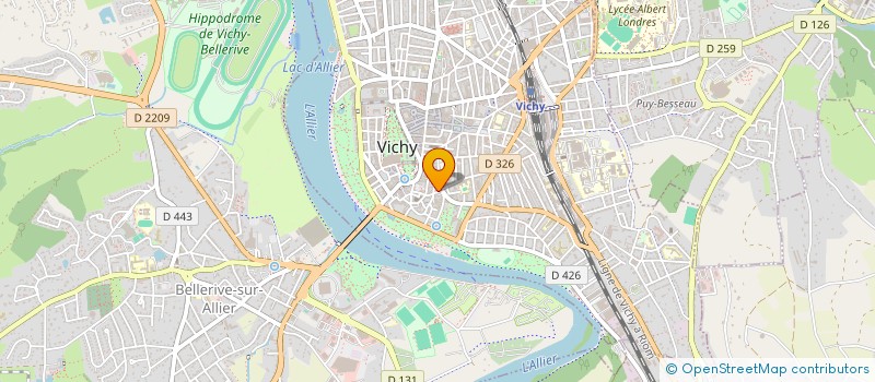 localisation de l'entreprise LE PANDZAI à VICHY