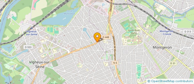 localisation de l'entreprise LE PANIER  VIGNEUX-SUR-SEINE