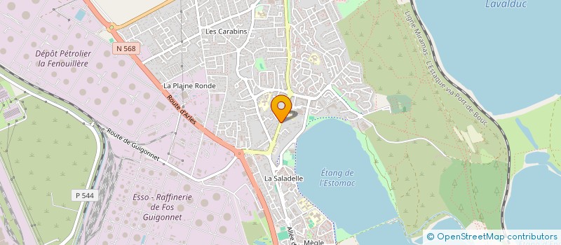 localisation de l'entreprise LE PANIER A 6 SOUS  FOS-SUR-MER