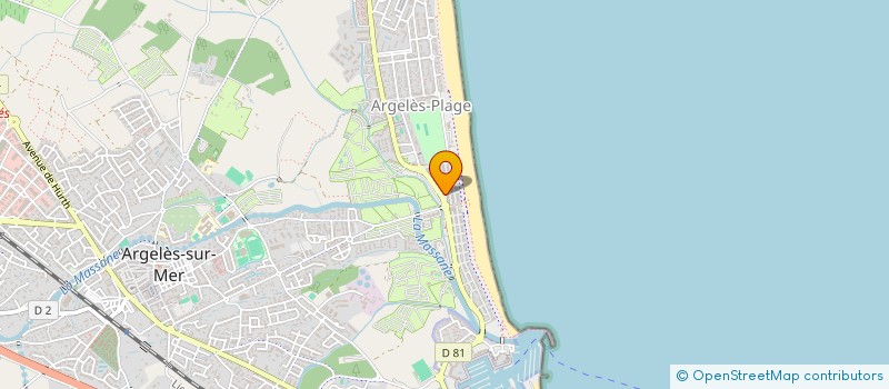 localisation de l'entreprise LE PANIER A SALADE à ARGELES-SUR-MER
