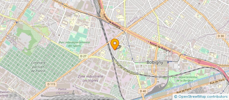 localisation de l'entreprise LE PANIER BALBYNIEN à BOBIGNY