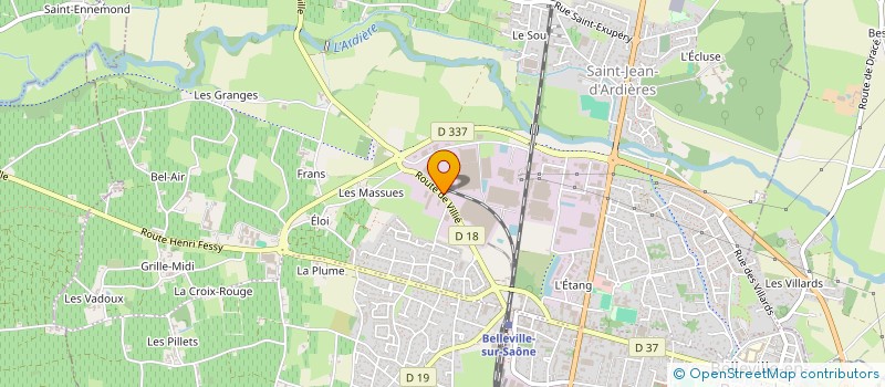 localisation de l'entreprise LE PANIER BEAUJOLAIS  CERCIE