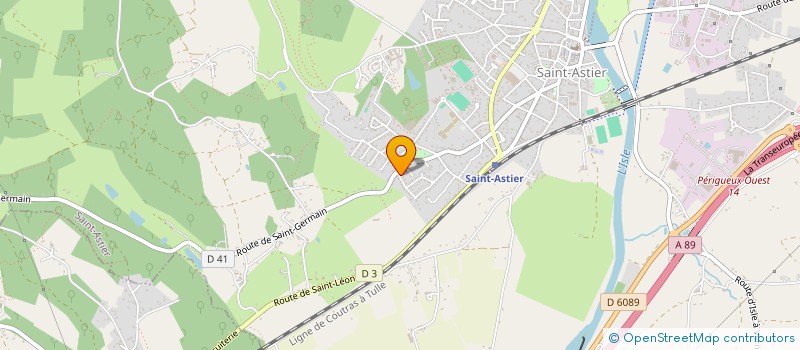 localisation de l'entreprise LE PANIER BIO DE LA VALLEE à SAINT-ASTIER