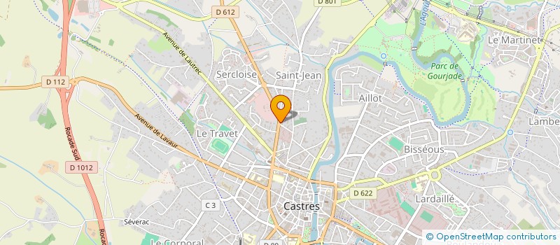 localisation de l'entreprise LE PANIER BIOLOGIQUE à CASTRES