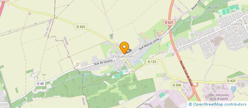 localisation de l'entreprise LE PANIER CHAMPETRE à ESQUERCHIN