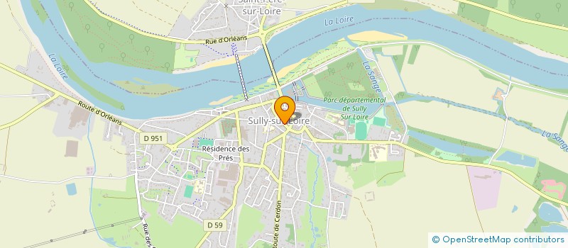 localisation de l'entreprise LE PANIER CHARCUTIER à SULLY-SUR-LOIRE