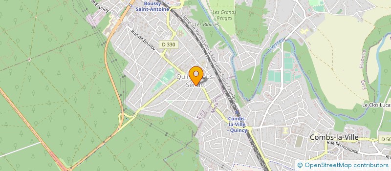 localisation de l'entreprise LE PANIER D'A COTE  QUINCY-SOUS-SENART