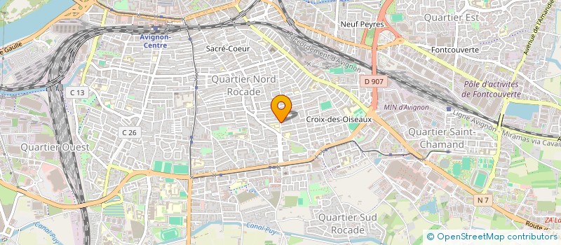 localisation de l'entreprise LE PANIER D'AMIGO  AVIGNON