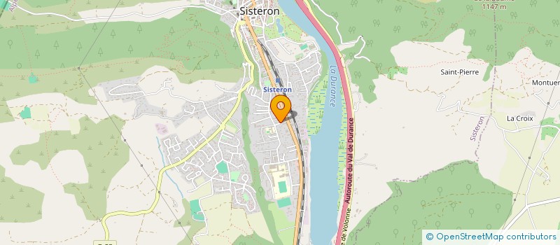 localisation de l'entreprise LE PANIER D'AURORE à SISTERON