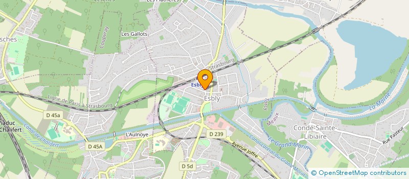 localisation de l'entreprise LE PANIER D'ESBLY à ESBLY