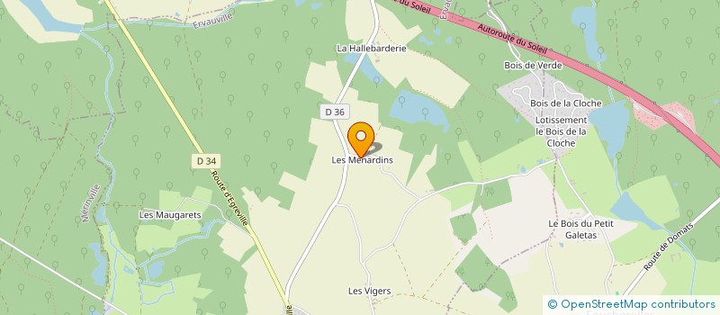 localisation de l'entreprise LE PANIER D'HELOISE à ERVAUVILLE