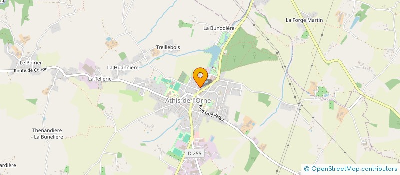 localisation de l'entreprise LE PANIER D'ISA à ATHIS-VAL DE ROUVRE