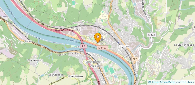 localisation de l'entreprise LE PANIER D'OR à VIENNE