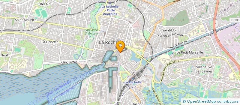 localisation de l'entreprise LE PANIER DE CRABES  LA ROCHELLE