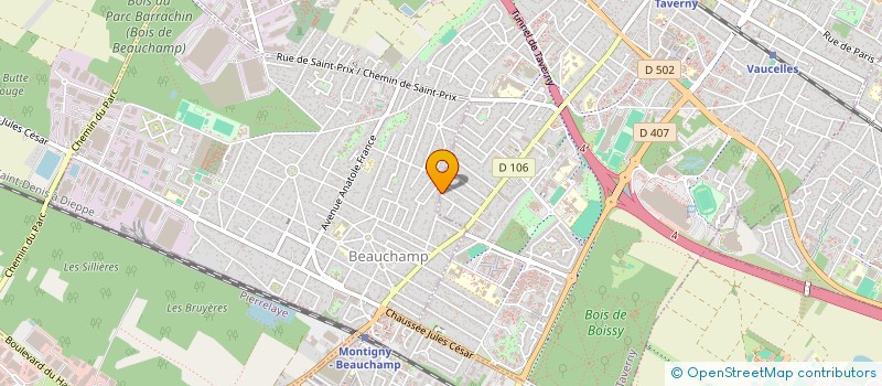 localisation de l'entreprise LE PANIER DE DAVID  TAVERNY