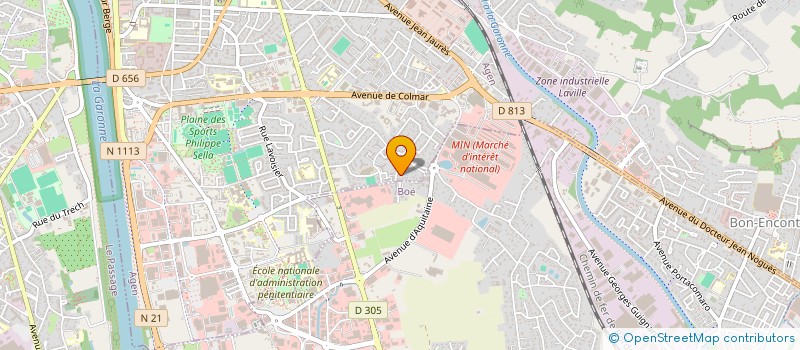 localisation de l'entreprise LE PANIER DE FRAICHEUR à AGEN