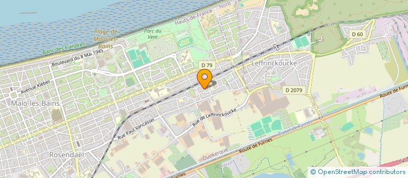 localisation de l'entreprise LE PANIER DE L'ANE à DUNKERQUE