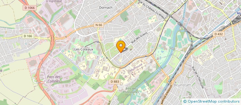 localisation de l'entreprise LE PANIER DE L EPICIER SARL à MULHOUSE