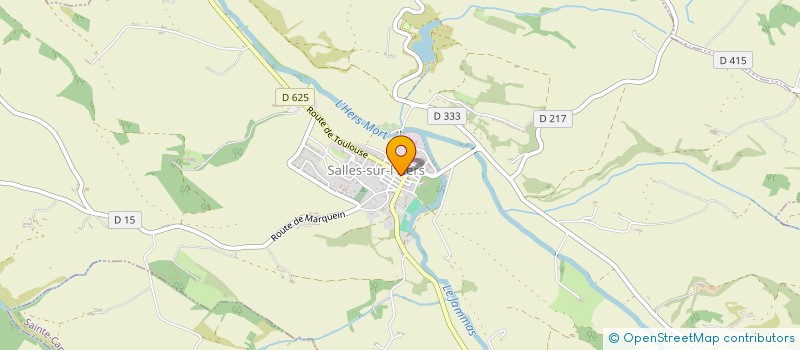 localisation de l'entreprise LE PANIER DE L'HERS  SALLES-SUR-L'HERS