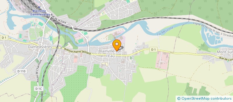 localisation de l'entreprise LE PANIER DE LA MENAGERE  BLAINVILLE-SUR-L'EAU