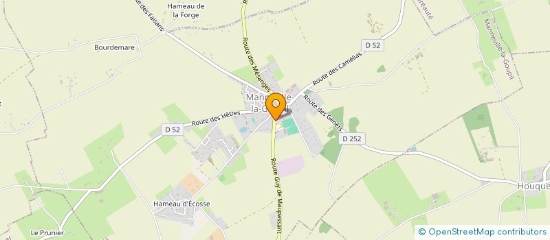 localisation de l'entreprise LE PANIER DE MANNEVILLE  MANNEVILLE-LA-GOUPIL