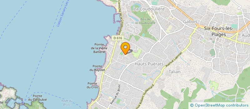 localisation de l'entreprise LE PANIER DE MANU à SIX-FOURS-LES-PLAGES