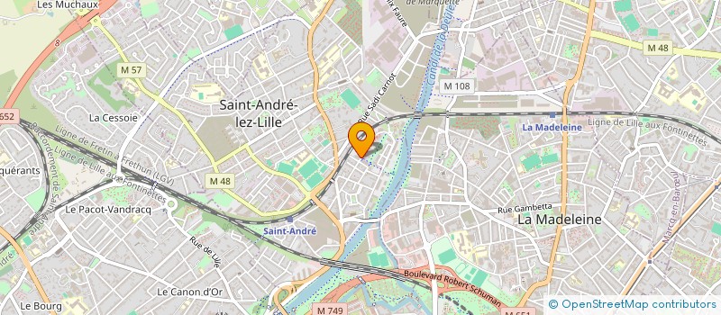 localisation de l'entreprise LE PANIER DE MICHEL ET TANGUY  SAINT-ANDRE-LEZ-LILLE