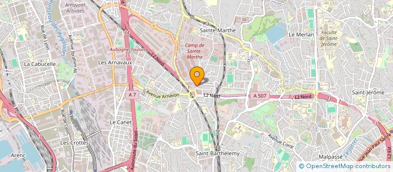 localisation de l'entreprise LE PANIER DE SAINTE-MARTHE à MARSEILLE