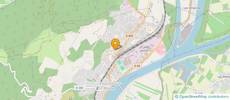 localisation de l'entreprise LE PANIER DE SANDRINE à SAINT-GEORGES-LES-BAINS