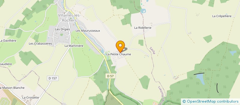 localisation de l'entreprise LE PANIER DE VILLAINES LES ROCHERS 37  VILLAINES-LES-ROCHERS