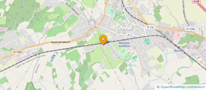 localisation de l'entreprise LE PANIER DES 4 SAISONS  MOIRANS