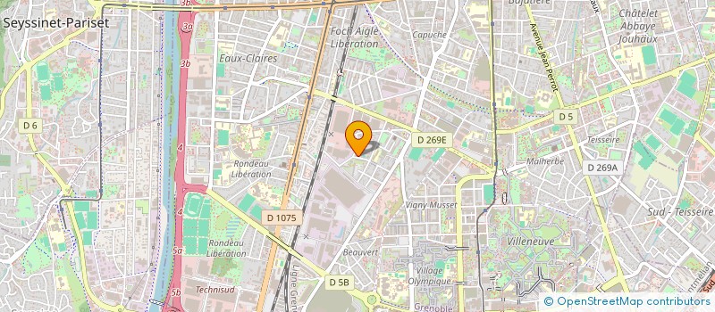 localisation de l'entreprise LE PANIER DES ALPINS  GRENOBLE