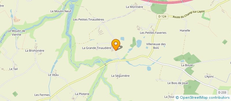 localisation de l'entreprise LE PANIER DES CHAMPS à CHEMILLE-EN-ANJOU
