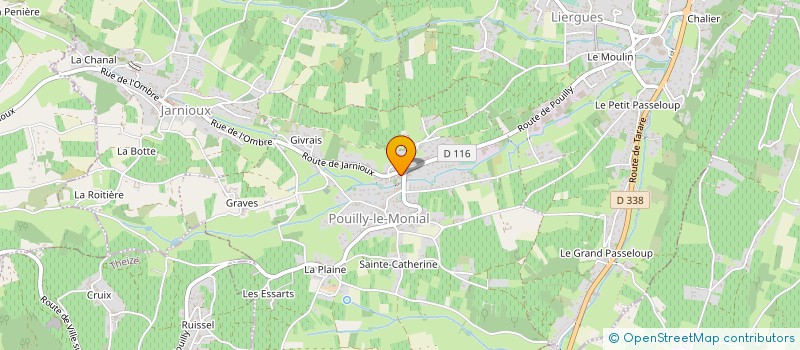 localisation de l'entreprise LE PANIER DES DOREENS à PORTE-DES-PIERRES-DOREES