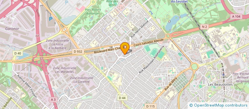 localisation de l'entreprise LE PANIER DES ETANGS  AULNAY-SOUS-BOIS