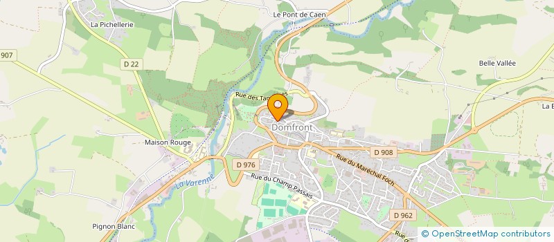localisation de l'entreprise LE PANIER DES GOURMETS à DOMFRONT-EN-POIRAIE