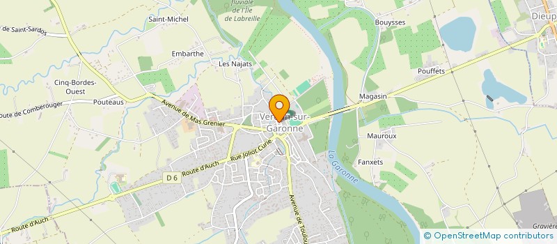 localisation de l'entreprise LE PANIER DES PRODUCTRICES  VERDUN-SUR-GARONNE