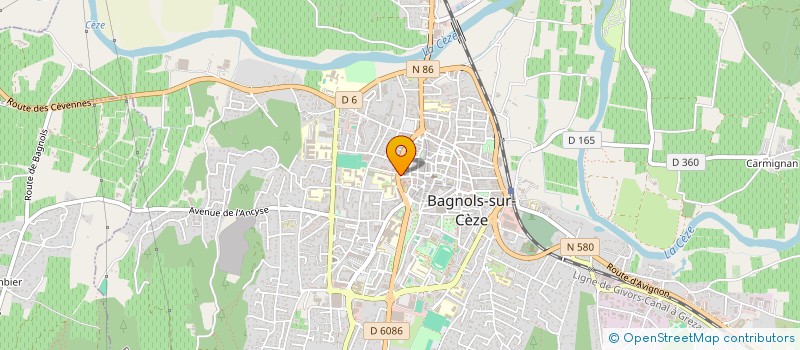 localisation de l'entreprise LE PANIER DES SAVEURS à BAGNOLS-SUR-CEZE