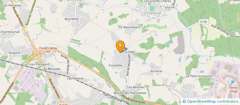 localisation de l'entreprise LE PANIER DES SAVEURS à CHAPTELAT