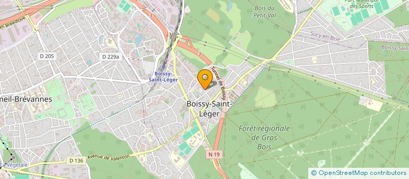 localisation de l'entreprise LE PANIER DU GOURMET à BOISSY-SAINT-LEGER