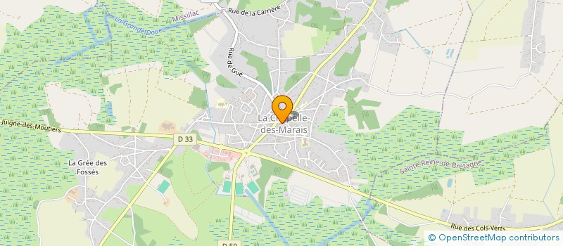 localisation de l'entreprise LE PANIER DU HERON à LA CHAPELLE-DES-MARAIS